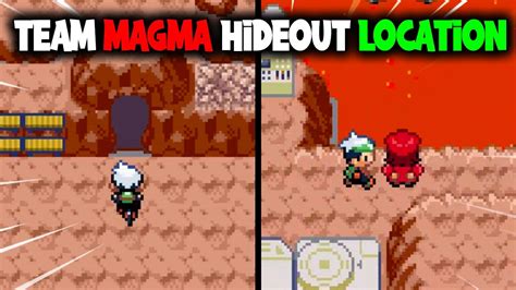 where is team magma's hideout in pokemon emerald